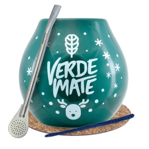 Yerba Verde Mate set Bombilla χειμερινή κολοκύθα