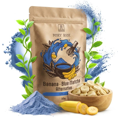 Mary Rose – Blue Matcha Alternative – Μπανάνα (σε σκόνη) 50 γρ