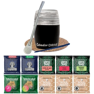 Σετ Yerba Verde Mate Green 10x50 Mate Cup Drive