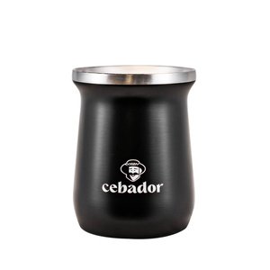 TermoMate PRO Cebador - θερμικό κύπελλο yerba mate - 250 ml (μαύρο)