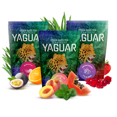 Σετ φρούτων Yerba Mate Yaguar 3x500g 1.5kg