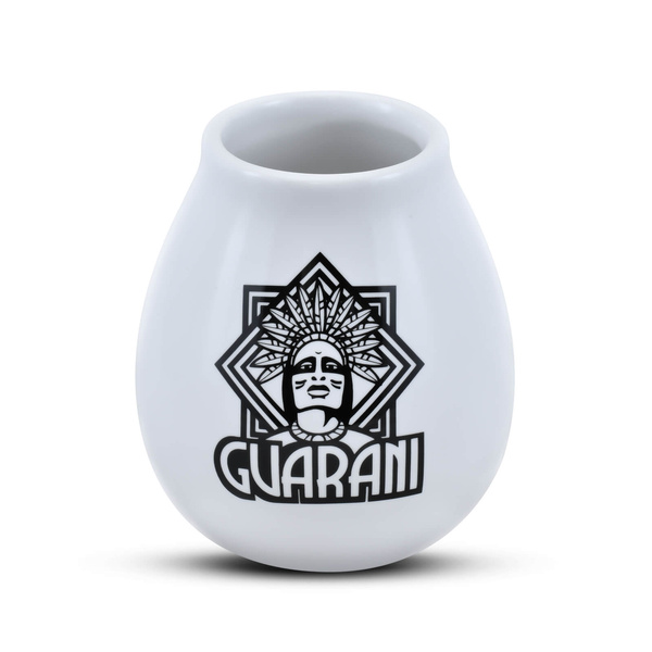 Κύπελλο Mate Κεραμικό Λευκό 350ml - Guarani