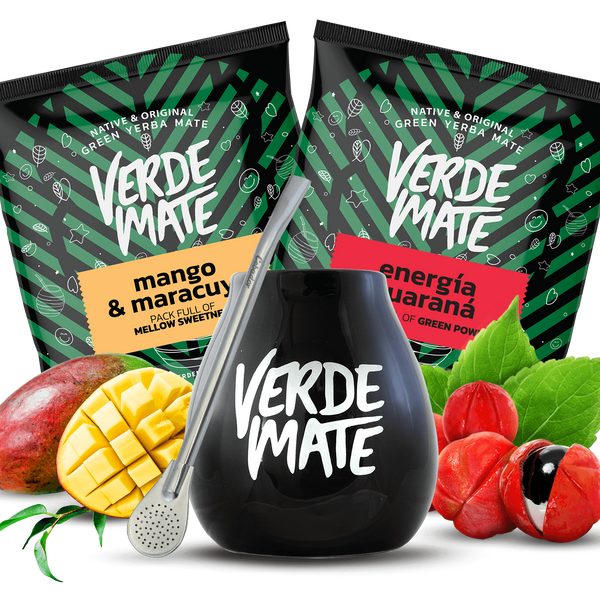 Yerba Mate Πράσινο Guarana BIG Tykva Bombilla Set