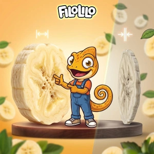 FiloLilo – Λυοφιλιωμένες μπανάνες (ροδέλες) 20 γρ.