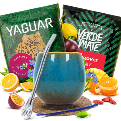 Σετ Yerba Mate 2x50g Calabash + Bombilla