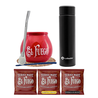 Σετ Yerba Mate 150g Mate Gourd 3x50g θερμός