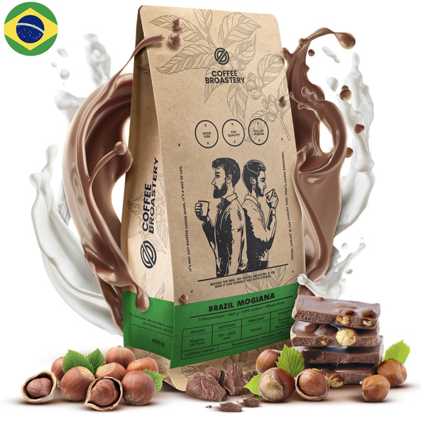Coffee Broastery - Καφές ολόκληρος Brazil Mogiana Premium 400 γρ