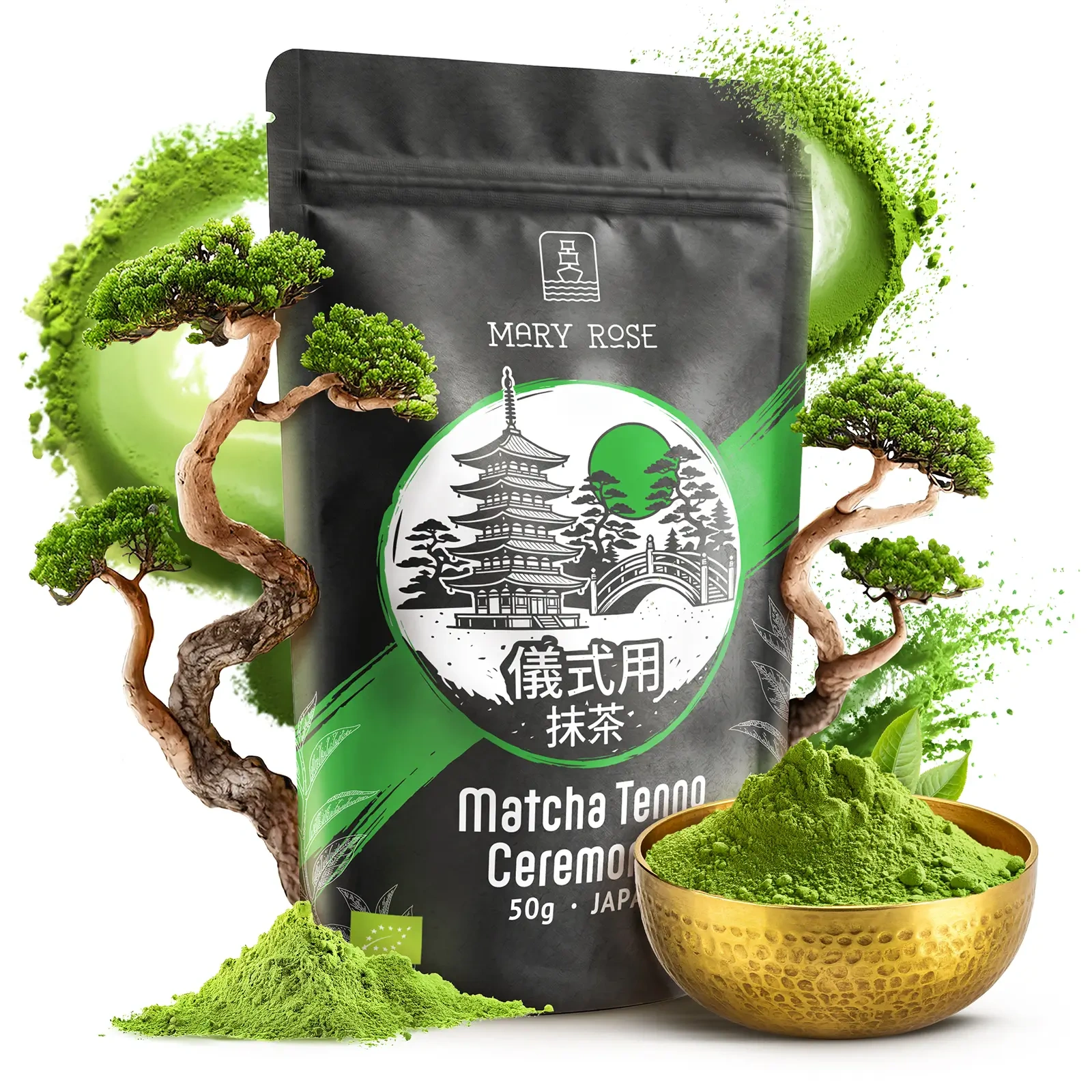 Ιαπωνικό τελετουργικό matcha BIO Mary Rose