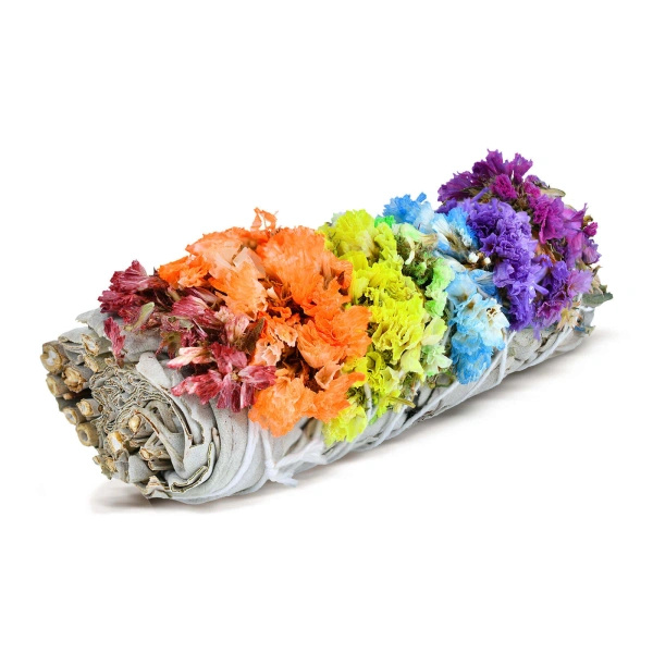 Εσωτεριστικό σετ δώρου: φυσικά θυμιάματα λευκού φασκόμηλου + αξεσουάρ