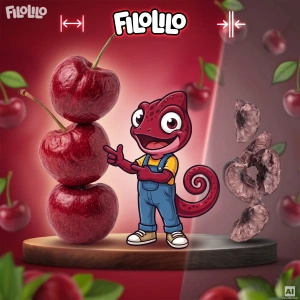 FiloLilo – Λυοφιλιωμένα βύσσινα (ολόκληρα, χωρίς κουκούτσι) 100 γρ.