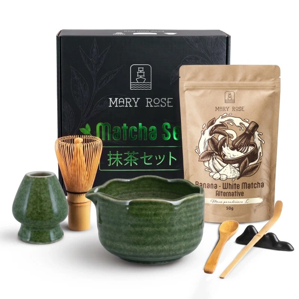 Σετ δώρου για την προετοιμασία White Matcha