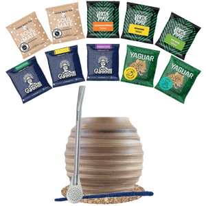 Σετ Yerba Mate 10x50g Calabash + Bombilla