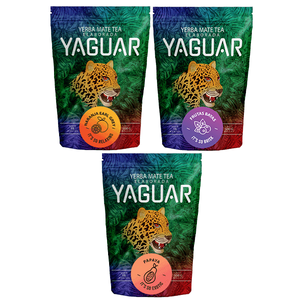 Σετ Yerba Mate Yaguar 3x 0.5kg