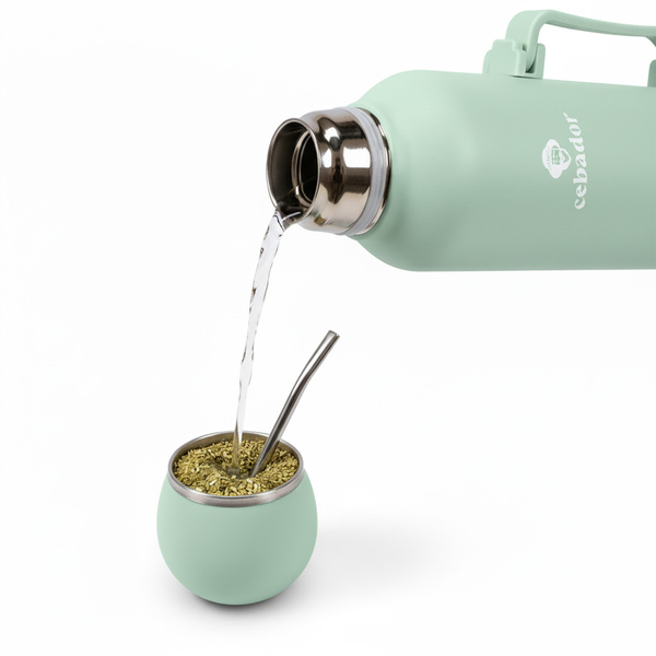 YerbaGo – Θερμός με καλαμπάσα και βομβίγια 1,3 L – φιστικί