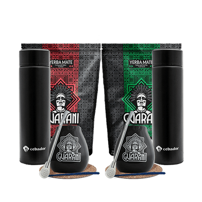 SET Yerba Mate αξεσουάρ για δύο θερμοφόρες