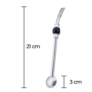 Bombilla Bomba Bomba με μαύρη πέτρα