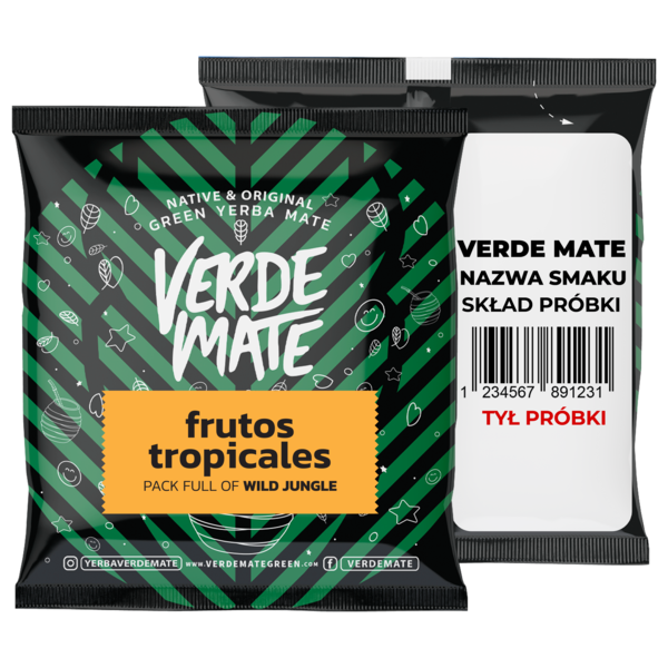 Σετ Yerba Mate Πράσινο 500g Mate Gourd Bombilla 10x50g