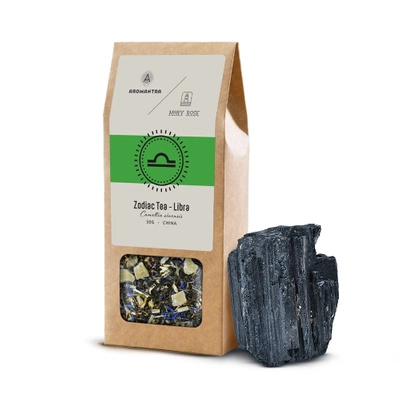 Σετ για τον Ζυγό: τσάι ζωδιακού κύκλου + μαγικός πολύτιμος λίθος