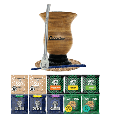 Σετ Yerba Mate 10x50g Calabash + Bombilla