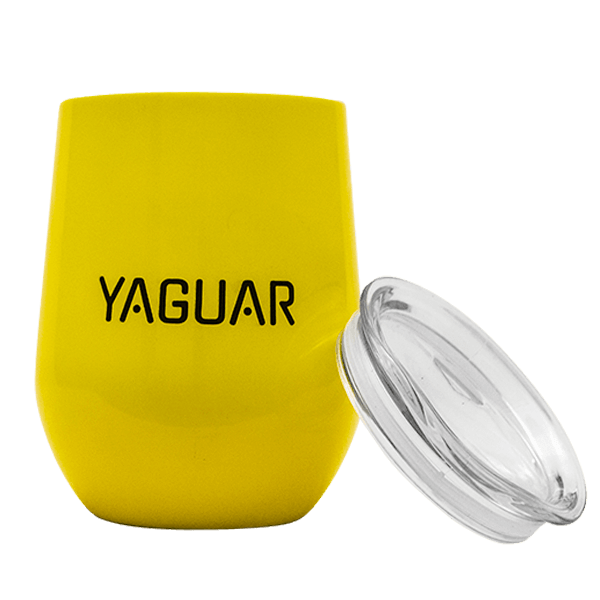 TermoLid – θερμοδοχείο για yerba mate με καπάκι – Yaguar (κίτρινο) – 350 ml