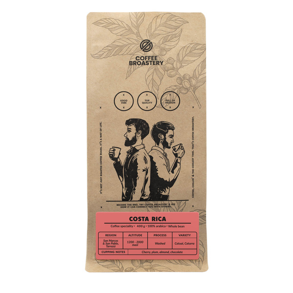 Bro Coffee Roastery - Καφές ολόκληρος Κόστα Ρίκα San Rafael Speciality 400g