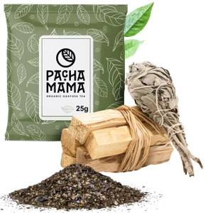 Σετ θυμιάματος Palo santo + δέσμη φασκόμηλου + Guayusa