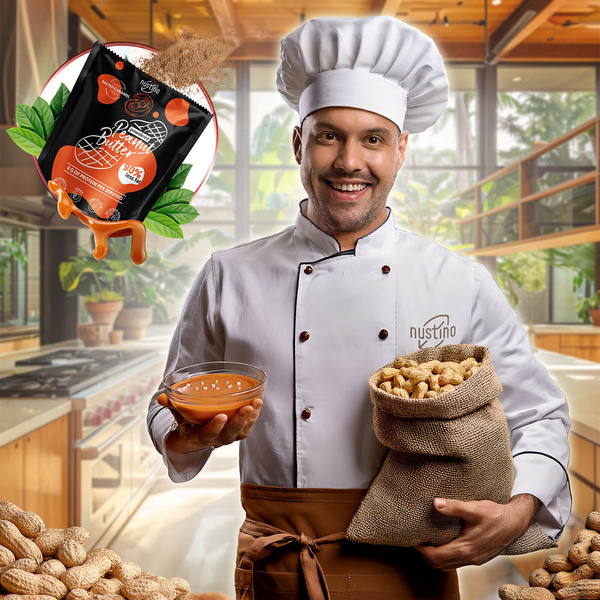 Nustino – Φυστικοβούτυρο σε σκόνη – Salted Caramel (χωρίς προσθήκη ζάχαρη) 400 g