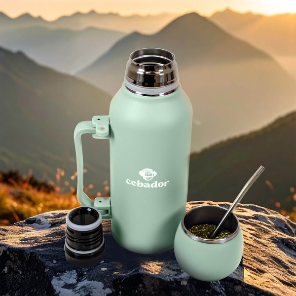 YerbaGo – Θερμός με καλαμπάσα και βομβίγια 1,3 L – φιστικί