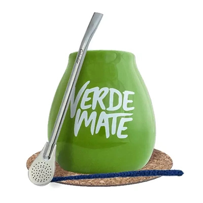 Σετ εκκίνησης Κολοκύθα + Bombilla 19cm Yerba Mate