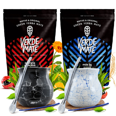 Σετ Yerba Mate για δύο άτομα Bombilla Matero 1000g