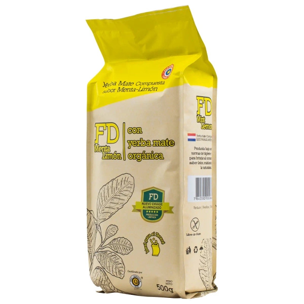 Fede Rico (FD) Menta Limon 0,5 kg 500 g - yerba mate με μέντα και λάιμ