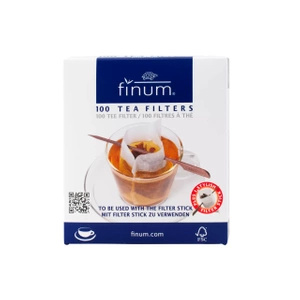 Χάρτινα φίλτρα τσαγιού (100 τεμάχια) με στικ