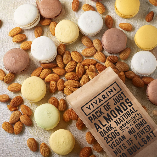 Vivarini - Φυσικά Αμύγδαλα (σκούρα) 250g