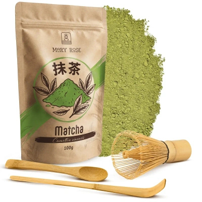 Σετ Παραδοσιακό Matcha 100g + Chasen + Chashaku