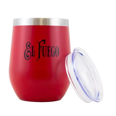 TermoLid – θερμοδοχείο για yerba mate με καπάκι – El Fuego (κόκκινο) – 350 ml