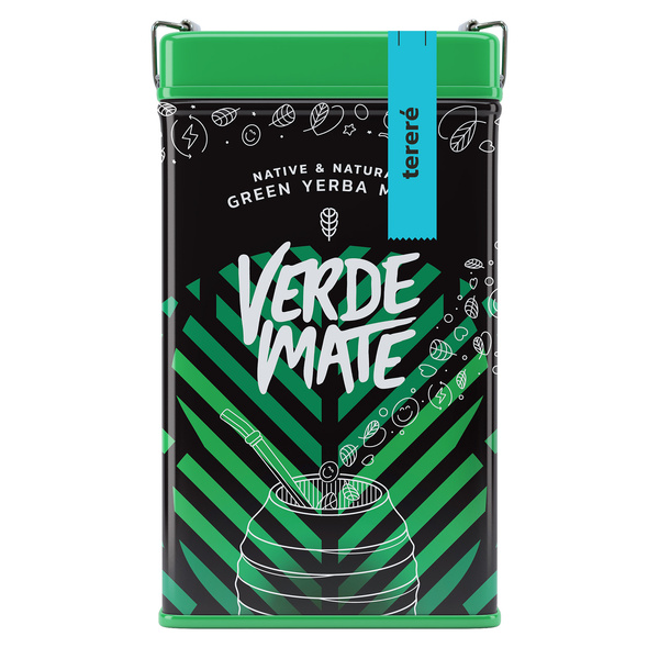 Yerbera – Μεταλλικό κουτί + Verde Mate Green Tereré 0,5 κιλά
