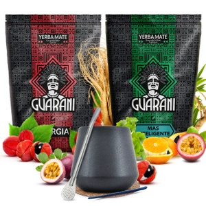 Yerba mate σετ Guarani κεραμικό calabash bombilla