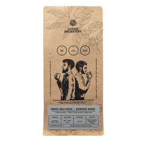 Bro Coffee Roastery - Καφές ολικής αλέσεως Amico dall'Italia Espresso Roast 400g