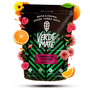 Yerba Mate set Verde Mate Βατόμουρο 500g Calabash + Bombilla