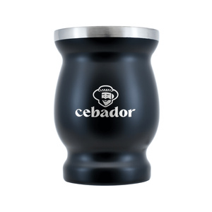 TermoMate Cebador – θερμική κούπα για yerba mate – 190 ml (μαύρο)