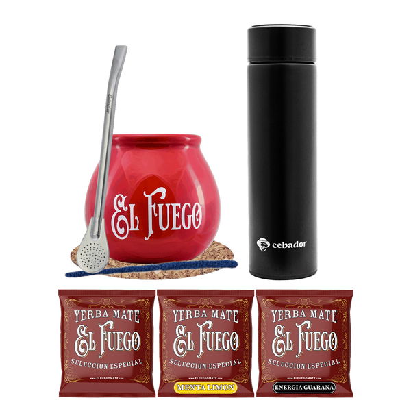 Σετ Yerba Mate 150g Mate Gourd 3x50g θερμός