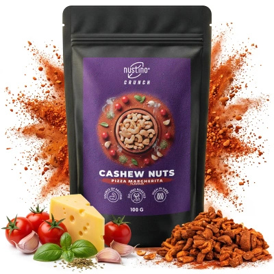 Nustino Crunch – καβουρδισμένα κάσιους – Pizza Margherita 100 γρ.