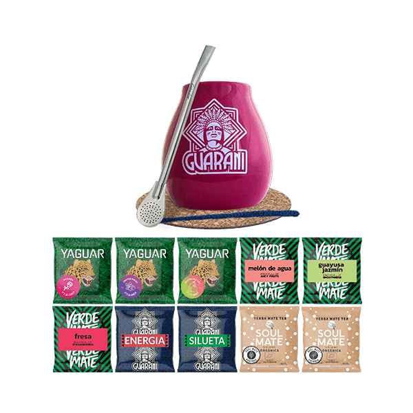 Σετ Yerba Mate 500g Mate Gourd Bombilla 10x50g