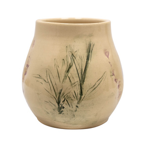 Κεραμική κούπα μάτε Flora Pink 300 ml – Σειρά Crater