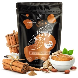 Nustino – Φυστικοβούτυρο σε σκόνη – Cinnamon (χωρίς προσθήκη ζάχαρη) 400 γρ.
