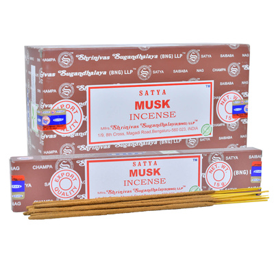Μπαστουνάκια θυμιάματος Satya – Musk
