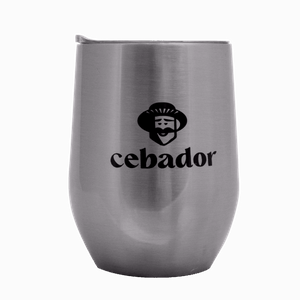 TermoLid – θερμοδοχείο για yerba mate με καπάκι – Cebador (ασημί) – 350 ml