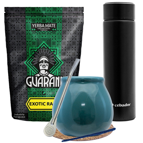Σετ Yerba Mate Guarani Exotic 500g + Θερμός