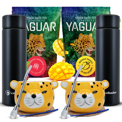 Σετ θερμός Yerba Mate Yaguar για δύο άτομα 1000g
