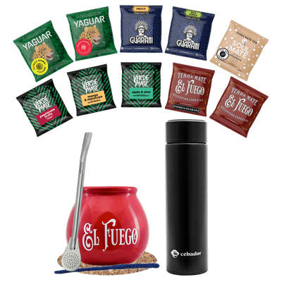 Σετ Yerba Mate 500g Mate Gourd 10x50g θερμός